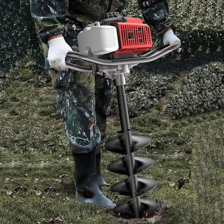 Professional Wholesale Garden Machine Petrol Ice Earth Drill Post Hole Digger Tool Hand Earth Augers for Sale