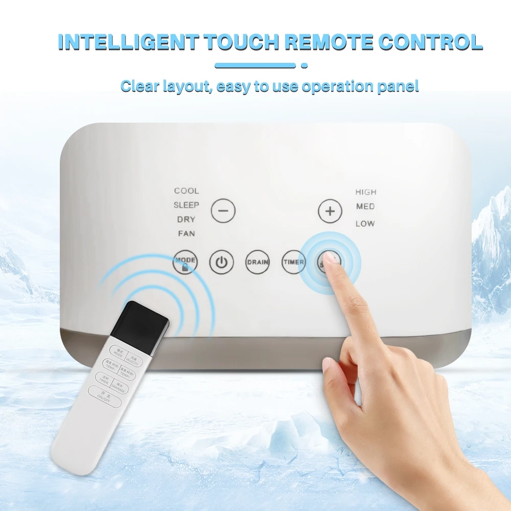 Seetek Portable Air Conditioner Car AC for Camping Efficient Cooling Outdoor Events Energy-saving 12 24V 110V 220V White DC 400W