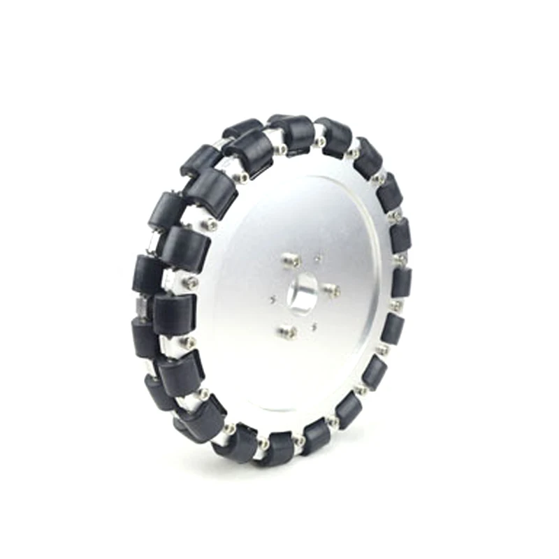 127mm High load aluminum alloy omnidirectional wheel with keyway