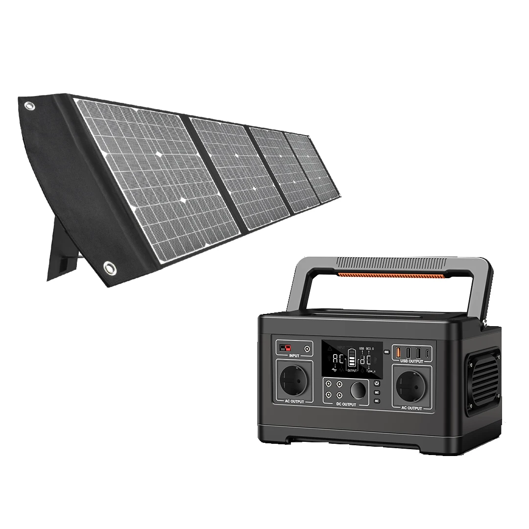 Energy usb charger Lightweight 3 Folds 110v 220v Outdoor camping 100 watt Foldable Solar Panel for Power Station