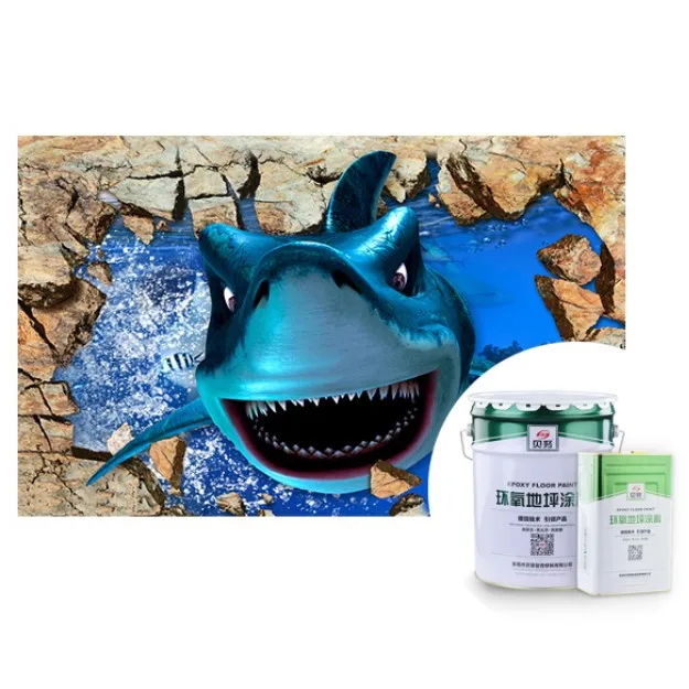 Прямые продажи от китайских фабрик антистатические акриловые 3d напольные краски противоскользящие эпоксидные краски для пола