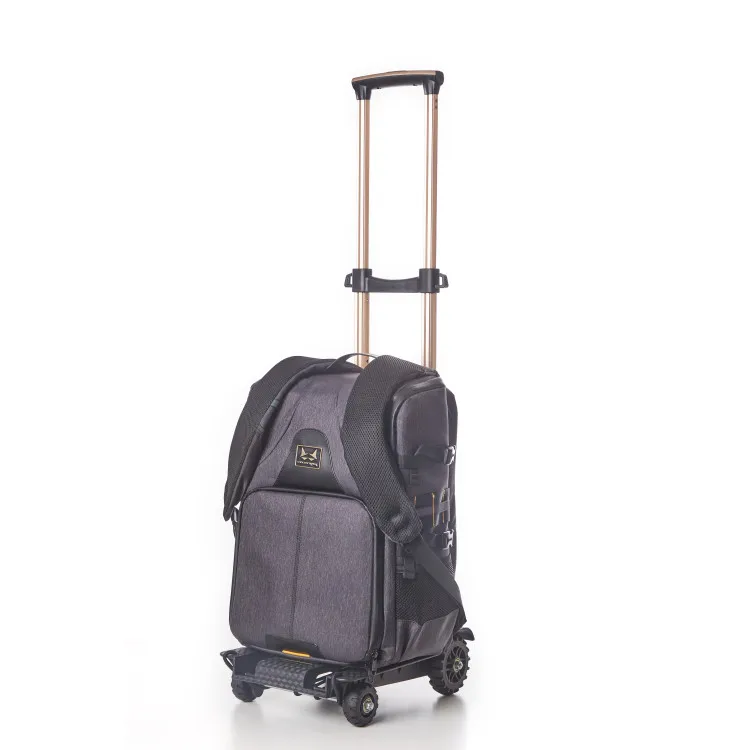 
2021 High quality cost-effective products Aluminum Hand Truck Luggage Portable Folding Carts Trolley for Indoor Outdoor 