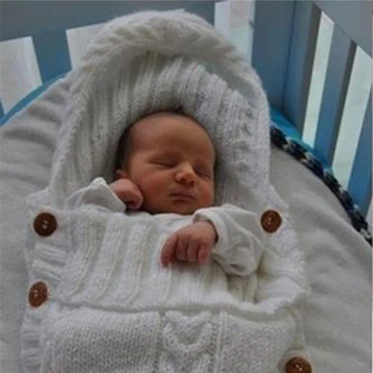  Китай модный Зимний новый born коляска для маленьких девочек Вязаный спальный