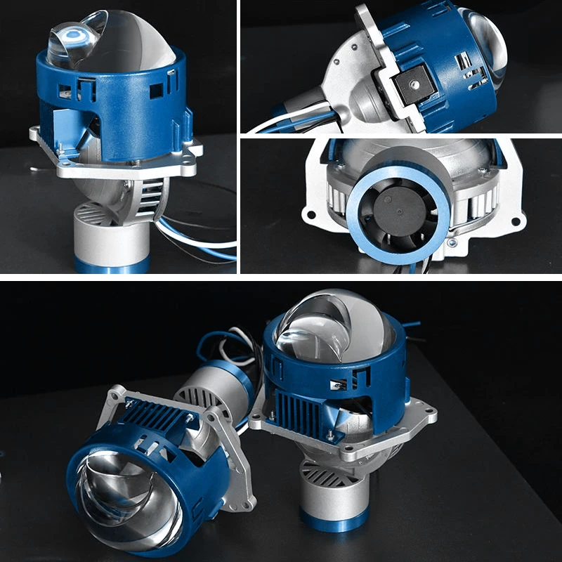 ODM Auto Lighting System LED Projector Bi Laser Lens  LED High Low Beam 140W  Car Led Headlights for universal cars