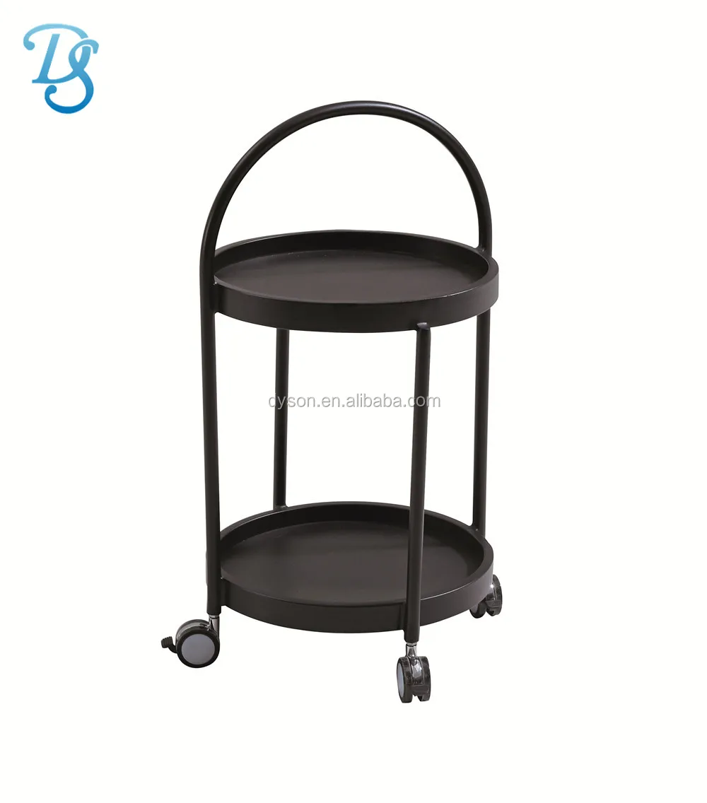 
outdoor furniture garden trolley aluminium double layer crafts 