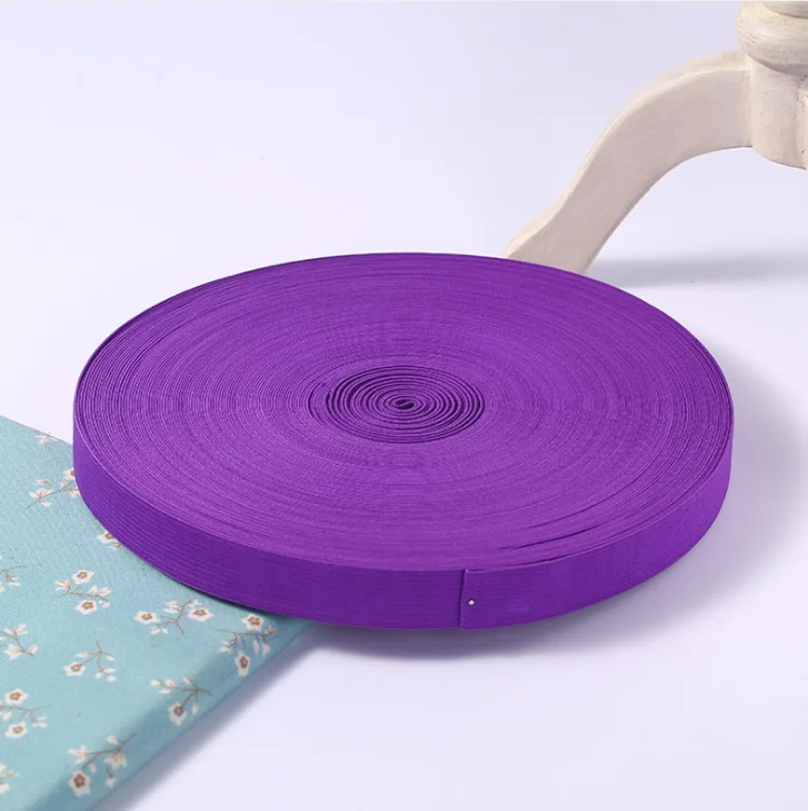 China High Quality Colored Elastic Band Customized Size Knitting Elastic Band For Clothes Garment