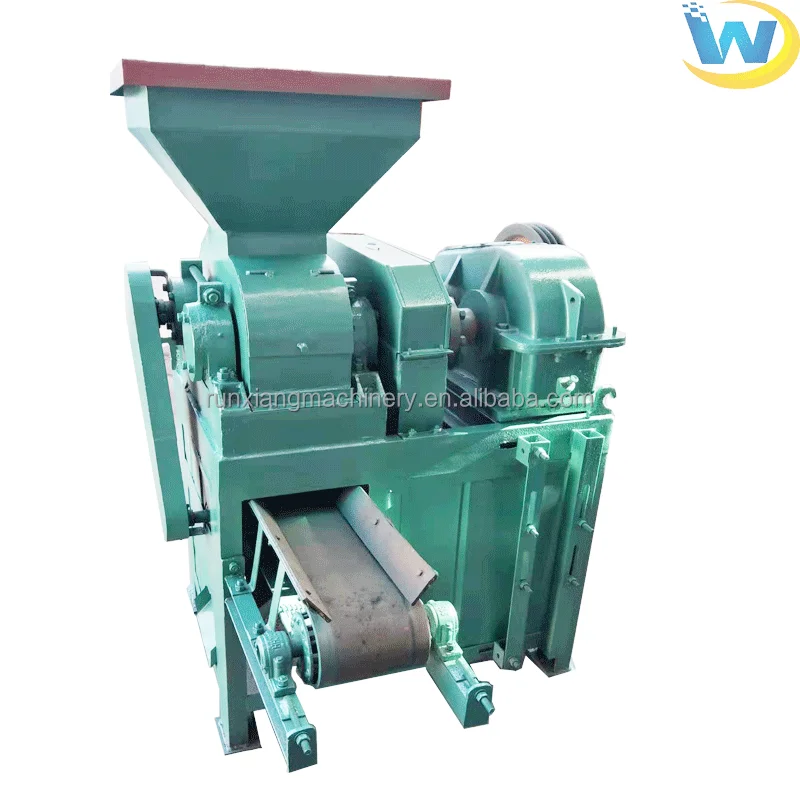 Customized briquette making machine rice husk sawdust charcoal briquette machine factory sale ball press briquette machine