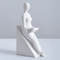 Home living room interior design sculptureceramic tabletop decoration Nordic minimalist modernist