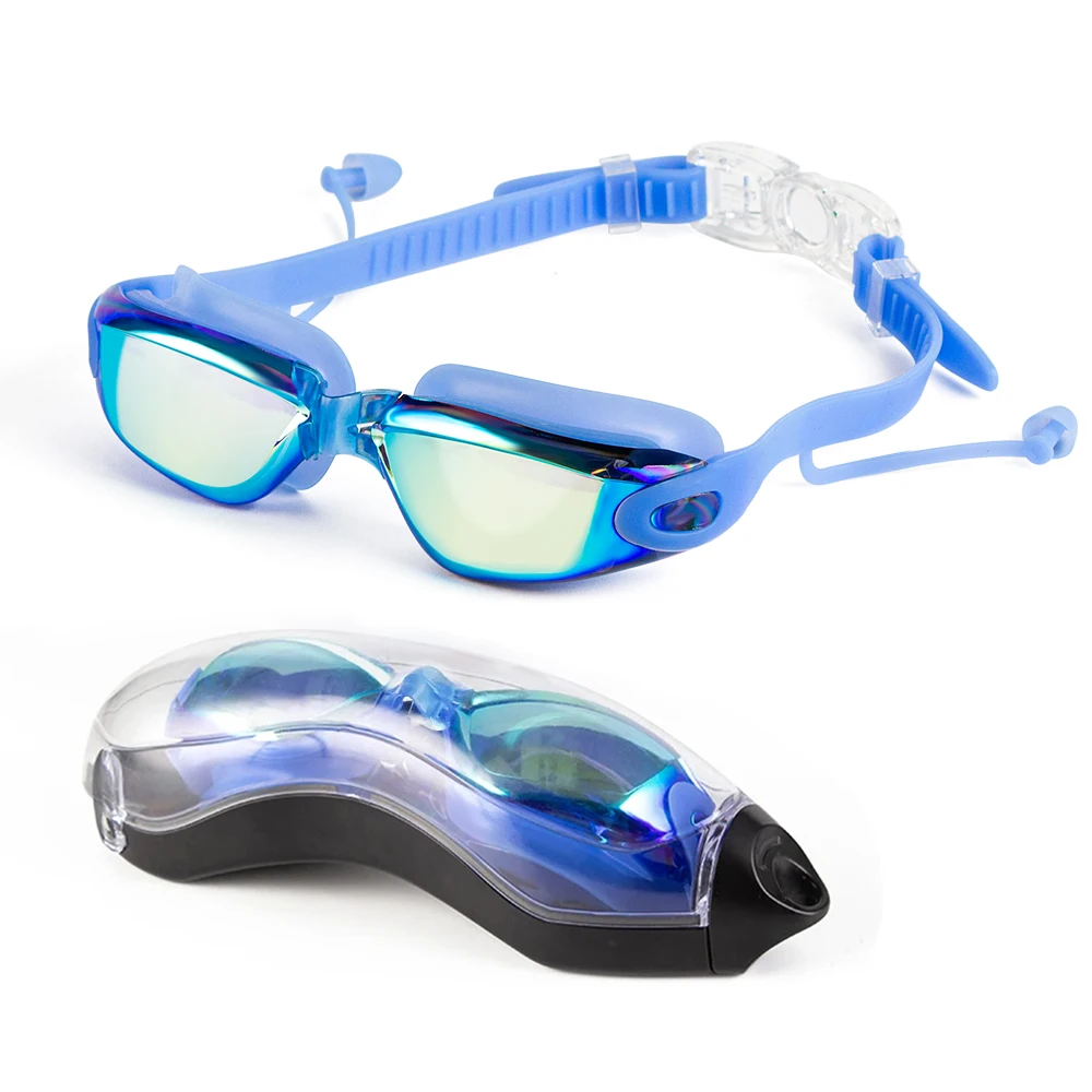 Professional Competition Racing No Minimum Large Frame Clear Vision Adult Swimming Glasses Goggles