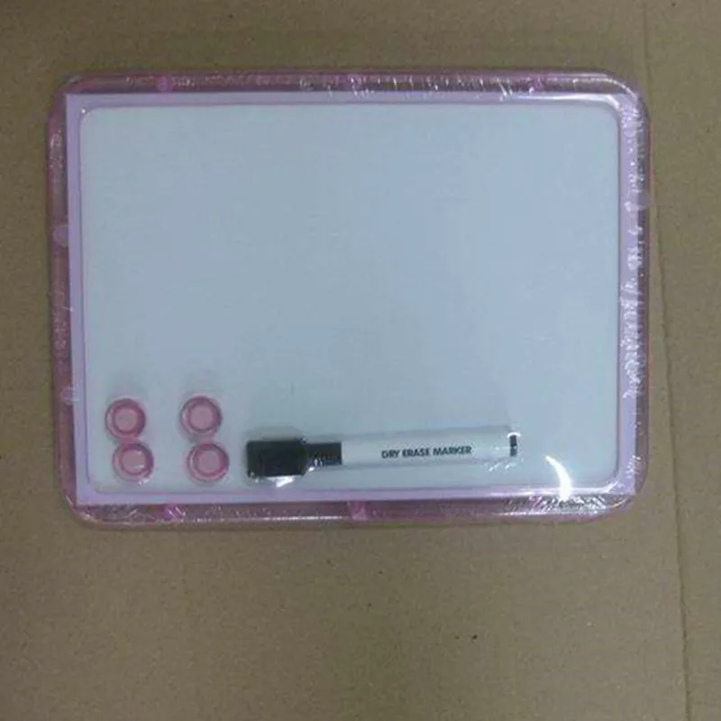
classic non-magnetic whiteboard for classroom easy wipe-off with 1 marker 