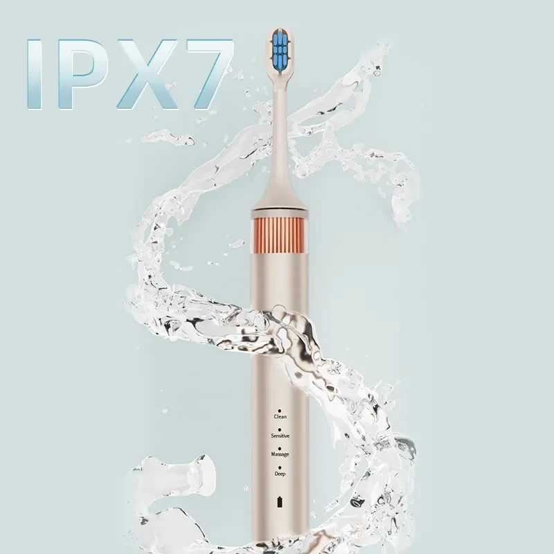 Умная Водонепроницаемая электрическая зубная щетка IPX7 со сменными головками зубной щетки и встроенным аккумулятором OEM/ODM welcome