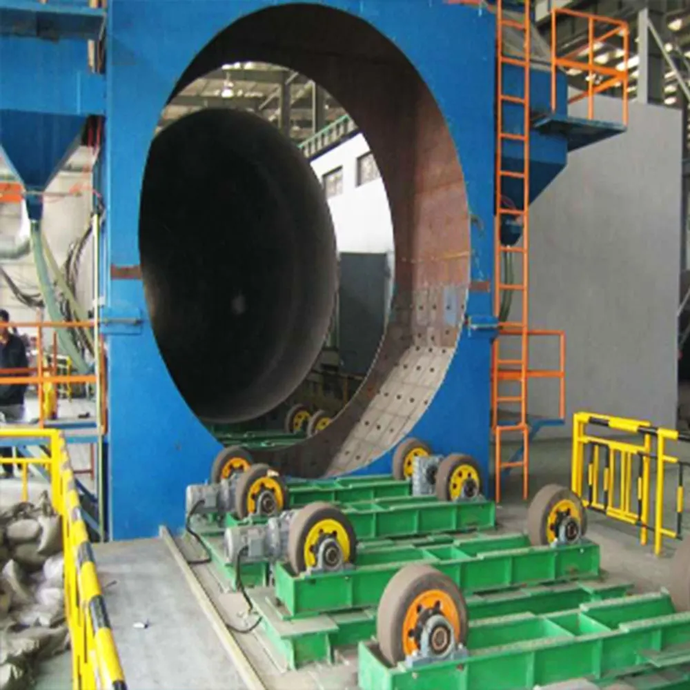 Steel Pipe Steel Tube Sand Blasting Duct Cleaning Equipment/Sandblasting Machine for sale with high efficiency