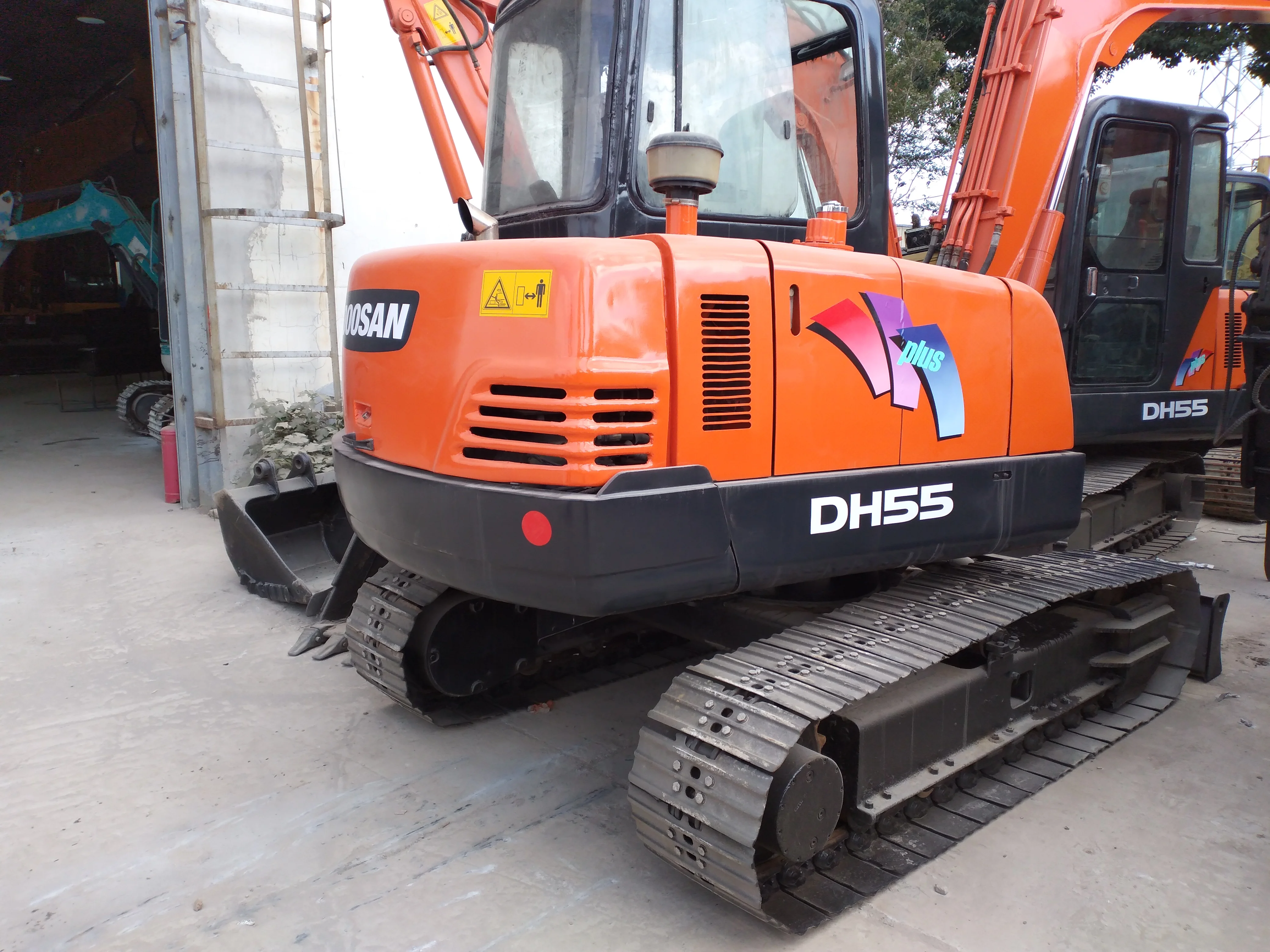 Used Doosan DH55 of used wheel excavator good quality Doosan  excavator