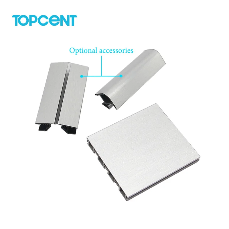 Wholesale plastic PVC kitchen cabinet aluminum wall base plinth skirting boards