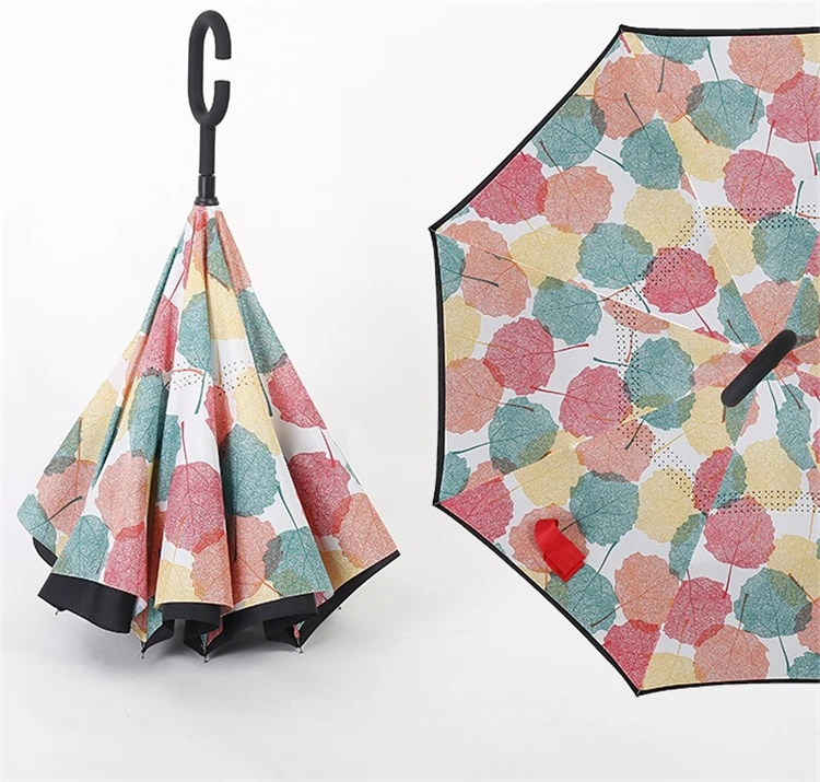 Professional Supplier Multi-Color Customized Double Layer Reversible Umbrella