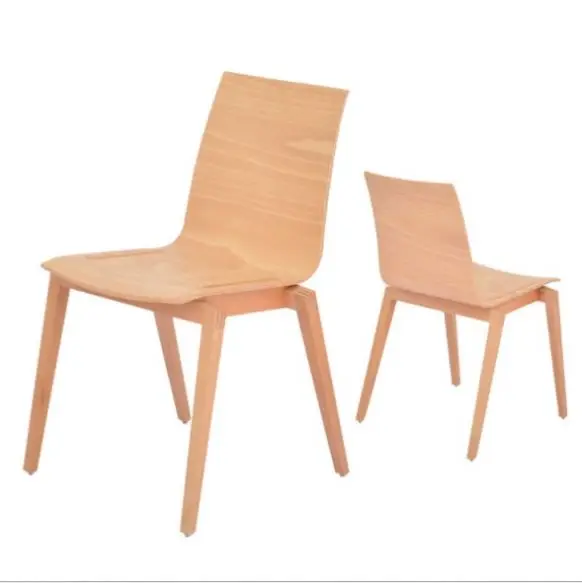 Hot Selling Factory Made Chair North Europe Simple Style Design Modern Wooden Dining Chairs For Sales