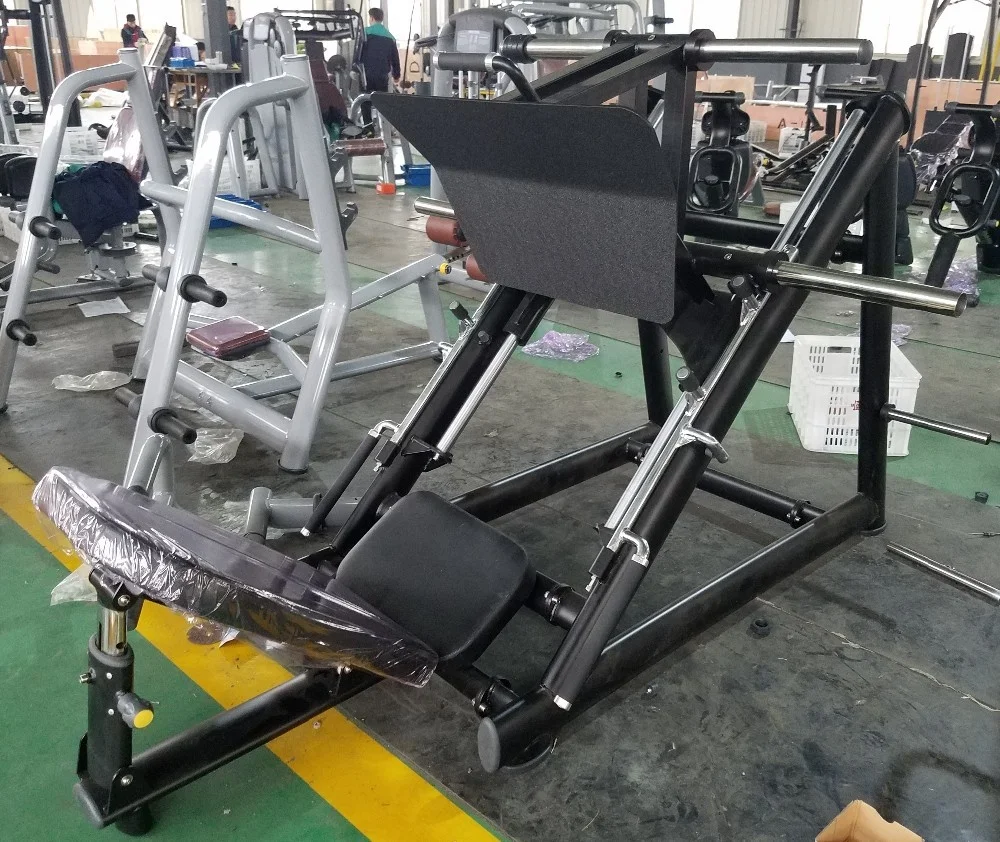 Commercial Reverse Leg Press Fitness Equipment Strength Training Household Gym Use 45 Degree Incline Squat Machine