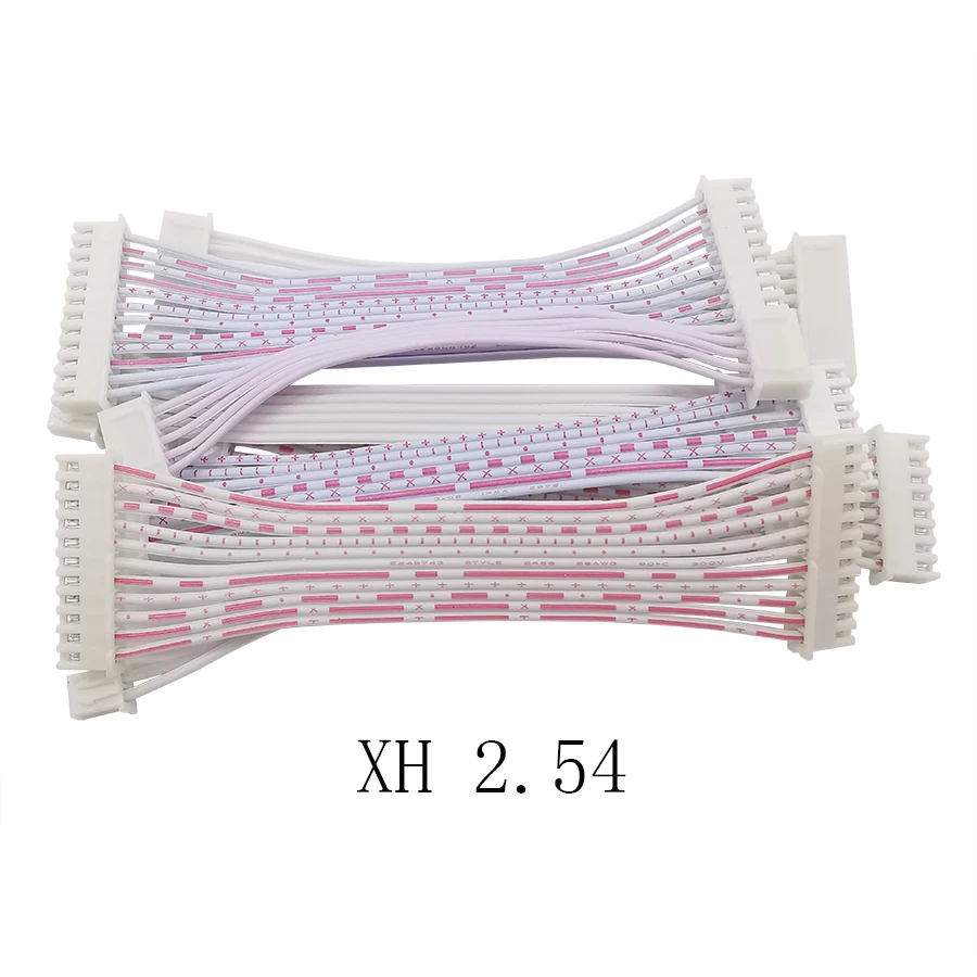 XH2.54 2.54mm 2P/3/4/5/6/7/8/9/10/11/12 Pin Double Head Female to Female Terminal Cable Wire Connector