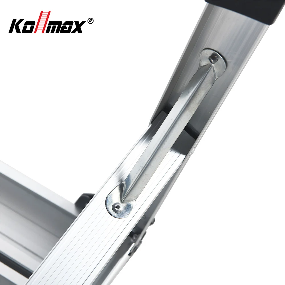 Kollmax Folding Ladder Foldable Aluminum Alloy Work Platform Hop Up Working Bench Step Ladder Capacity Work Platform Ladder