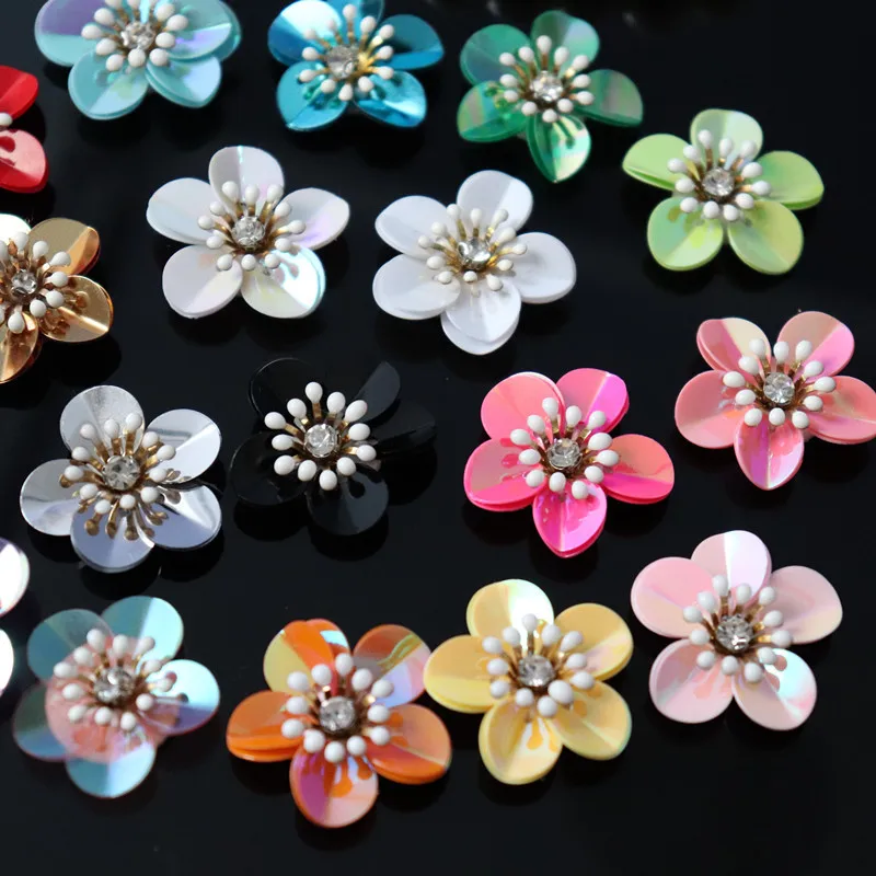 Новый дизайн, красивые 3D блестки, цветы, вышивка, нашивка для платья