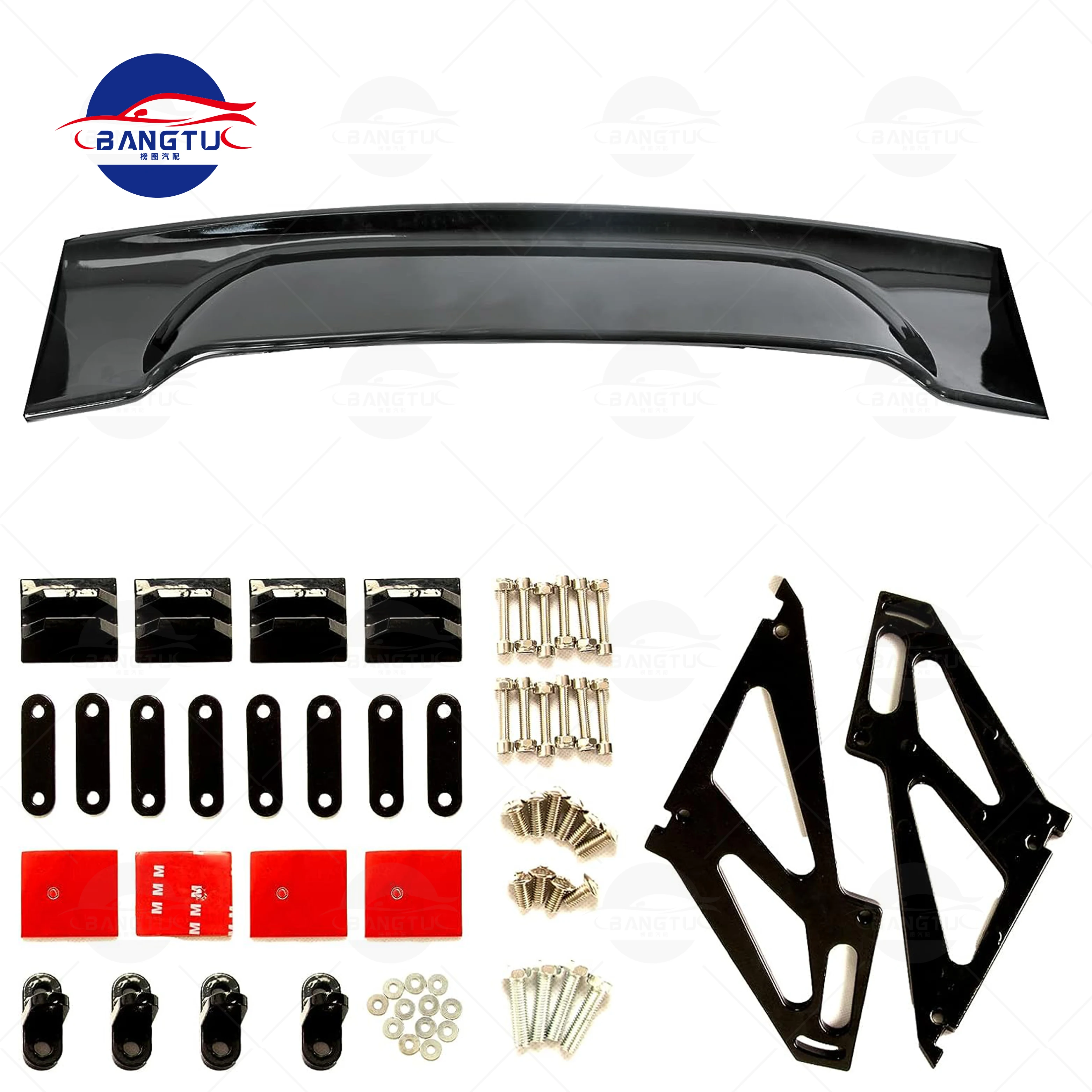 Universal ABS Adjustable Wide GT-Style GT Trunk Spoiler Wing