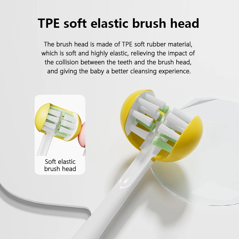 3 Sided Toothbrush Three Bristle Toothbrush Training Toothbrush for Baby Kids