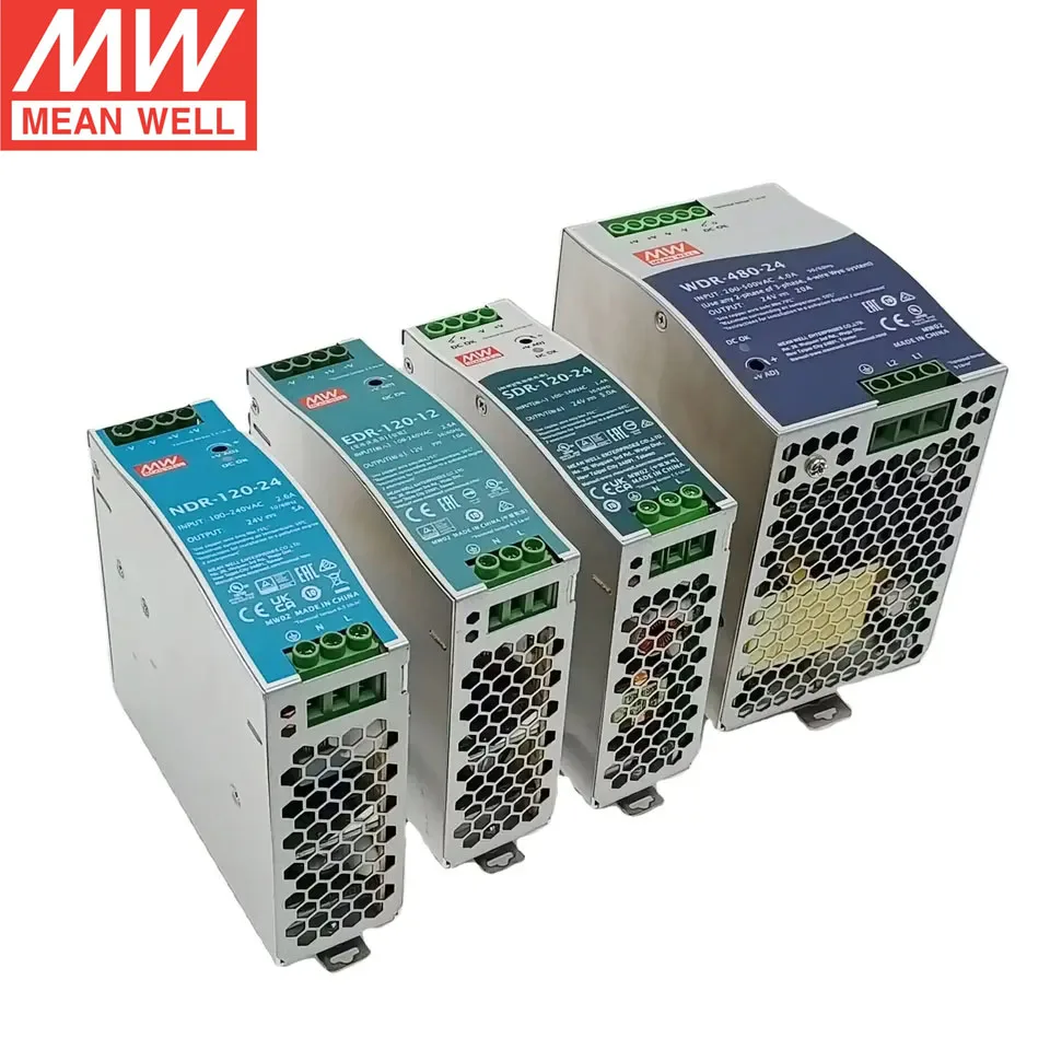 MEANWELL industrial power supply din rail UPS MEAN WELL LED Driver Battery Charger Inverter Converter home Adapter 1a~10a smps