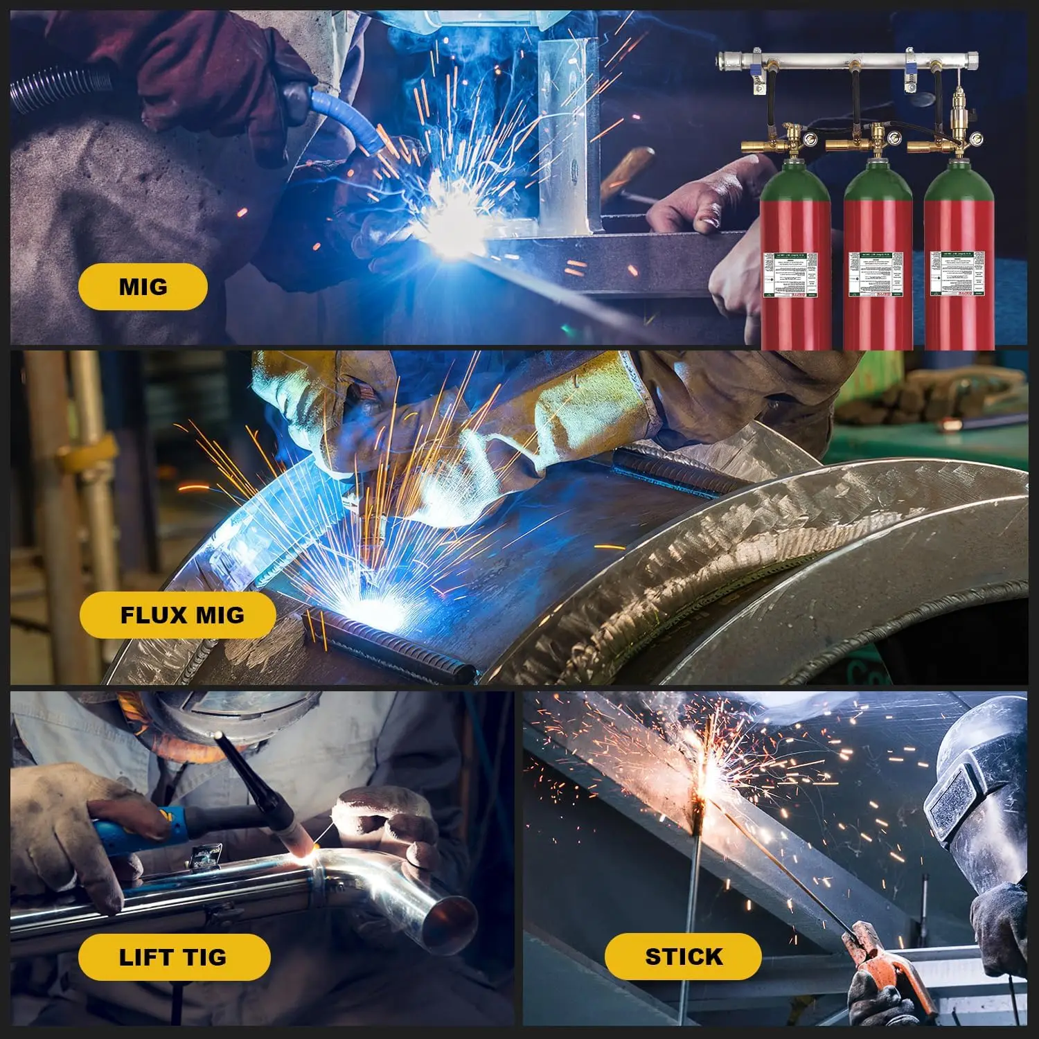 6 in 1 wire welders 110 volt no gas 200A mig flux welder mig welding machine with over-heating protection