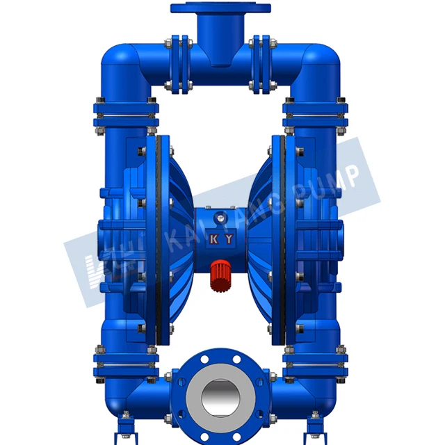 KYQ100LC Diaphragm Pump Pneumatic Carbon Steel Lining PTFE Strong Corrosion Resistance Good Tightness