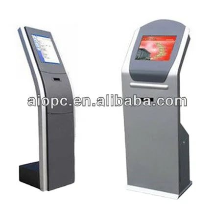 19 inch Free Stand Touchscreen Electronic Information Kiosk