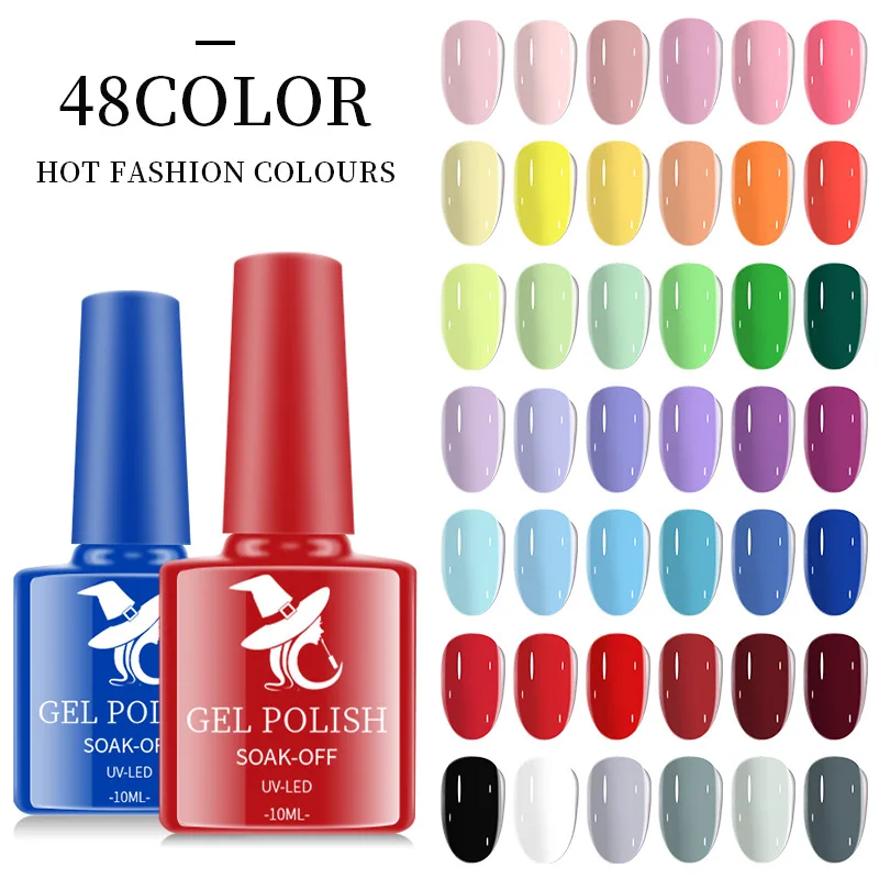 7.5ml AS VIP4 Kit Custom Acrylic Nail Gel Polish UV Gel Wholesale Set 48 Color Gel Nail Polish Private label Enamel