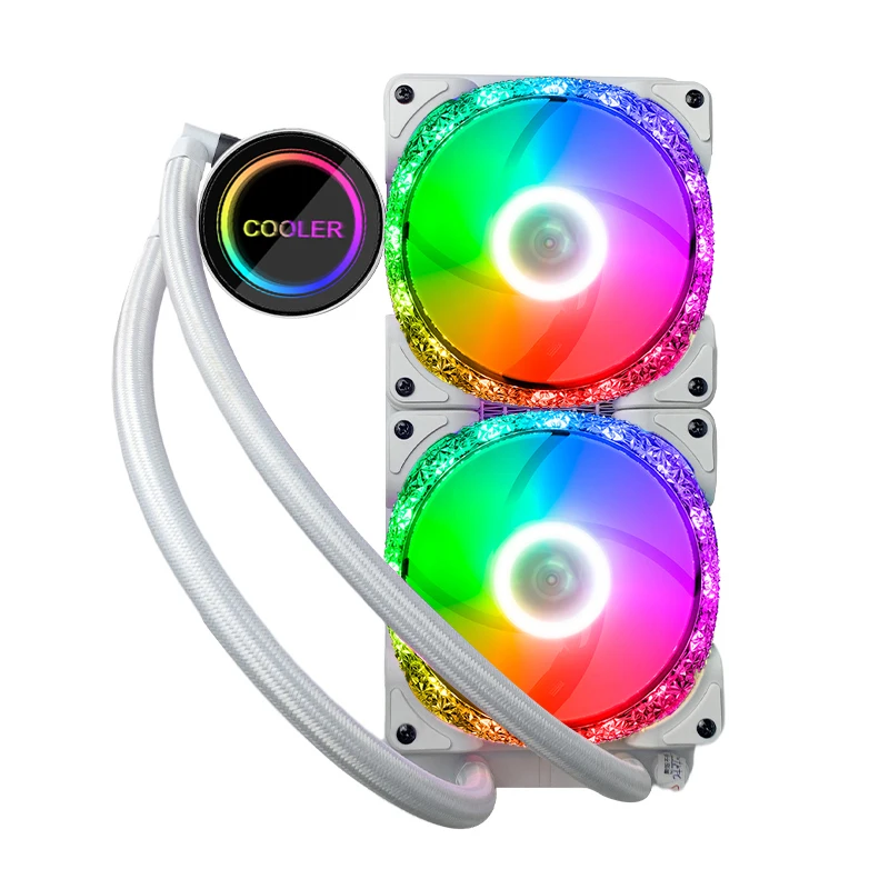 240mm CPU water cooling kit pc with large air volume water cooling  water pump cooler for gaming pc case