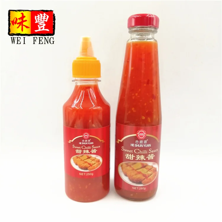 Factory HALAL Certificated 250ml Squeeze Bottle Hot Spicy Chilli Sweet Chili Sauce