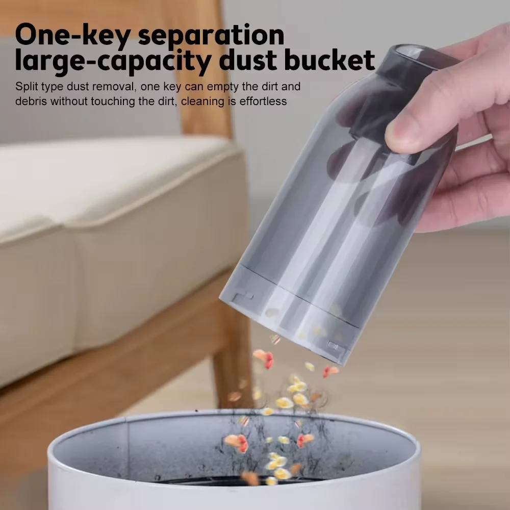 Hand Vacuum Cleaner Black Yellow Handheld Pet Hair  Home  Electric Dryer Tool