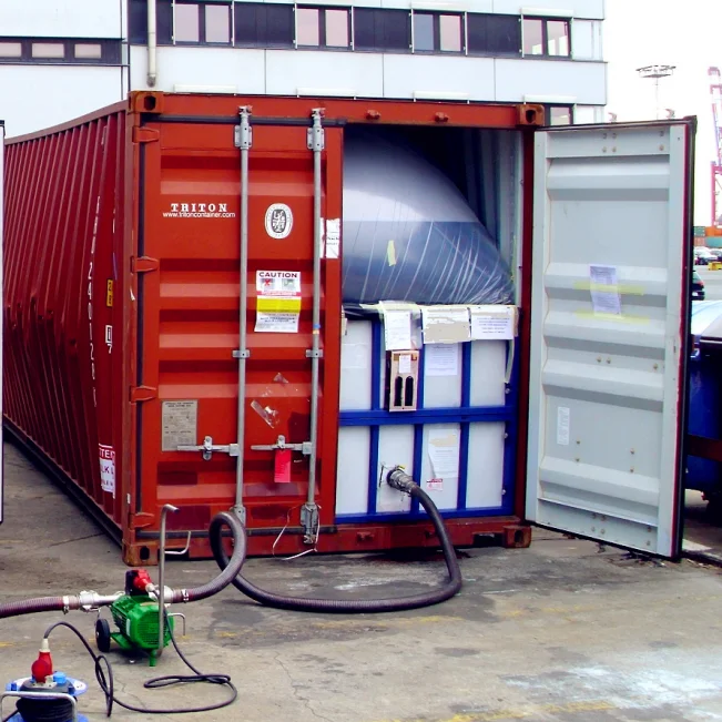 Flexitank Railway Flexi bag With Heating Pad for Glycerin Peanut Oil Lubricating Oil Soybean Oil