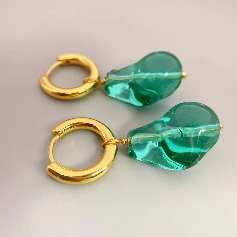 High Quality Women Glazed Earrings Girl Fashion Jewelry Earring