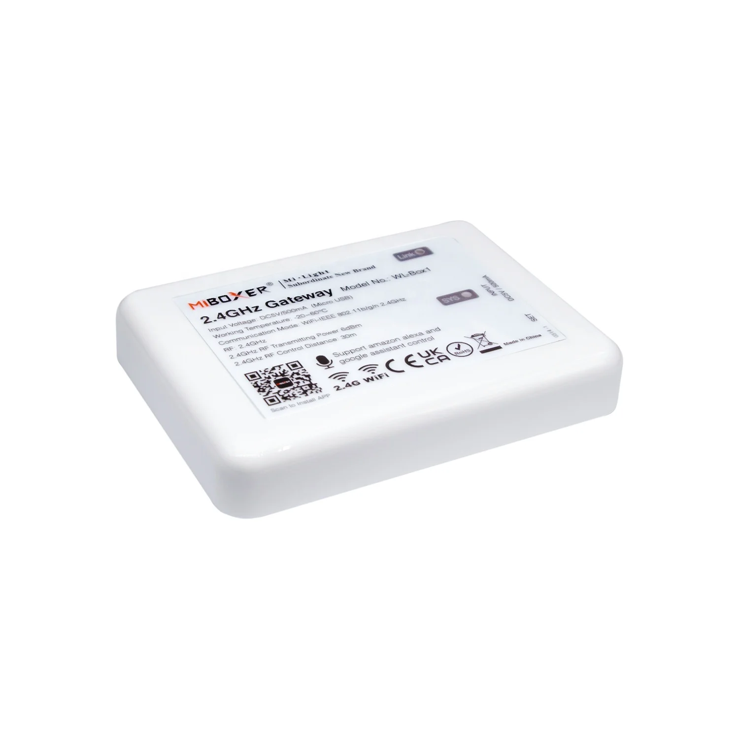 GLS 2.4GHZ 4 Zones WiFi gateway