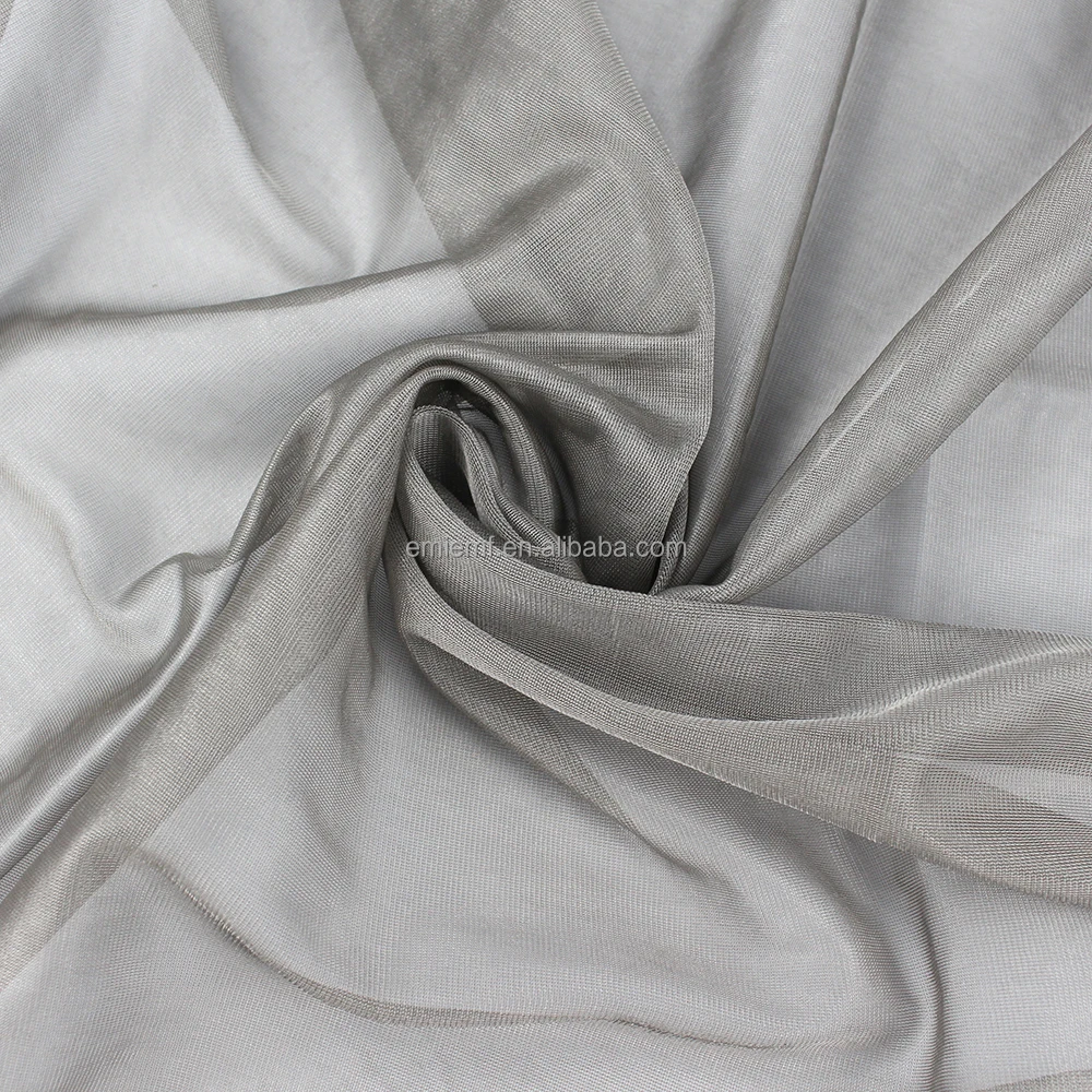 BLOCK EMF Anti Radiation Fabric EMI and RF Shielding EMF hat 100% silver mesh hoodie hat 100% silver