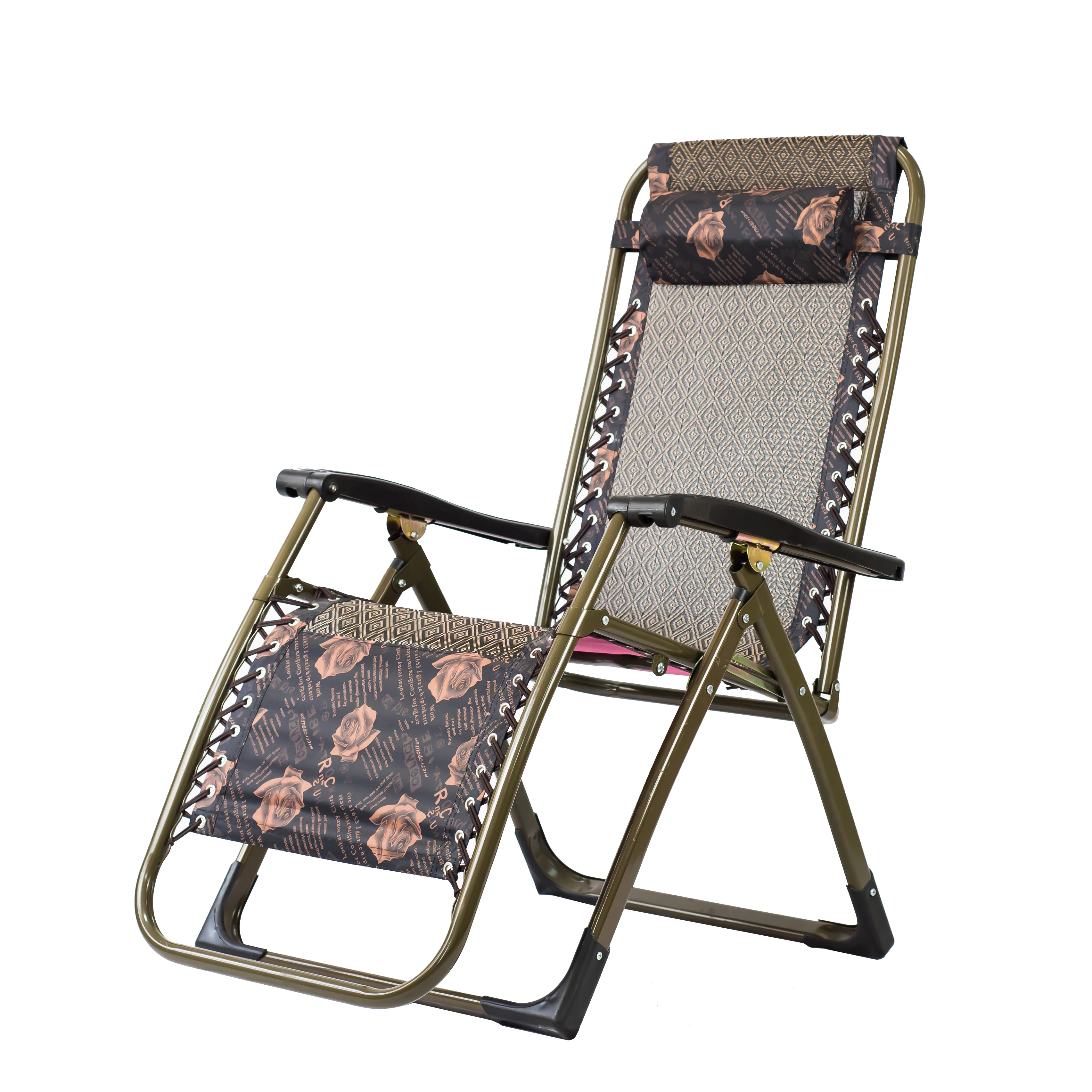 Manufacture Easy Folding Recliners Zero Gravity Portable Beach Chair for Wholesale