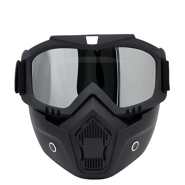 Combat Training Protection Goggles Motorcycle Detachable Skeleton Full Face Mask Tactical Glasses Skull Masks for Helmet