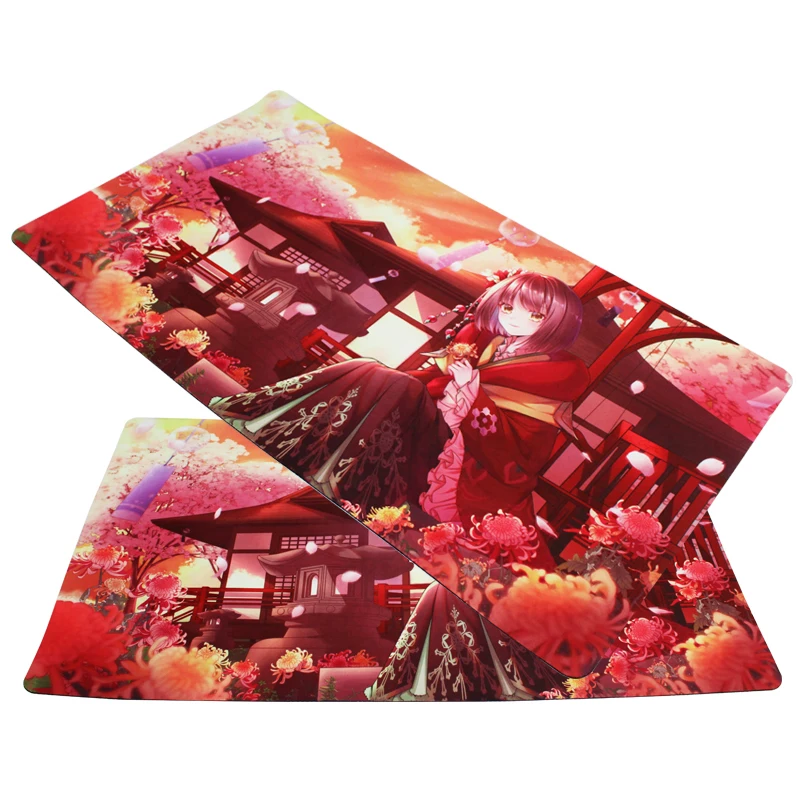 Neoprene Playmat Gaming Mat Mouse Pad Manufacturers Custom Sublimation Blank 3D Anime Mousepad Xxl In China