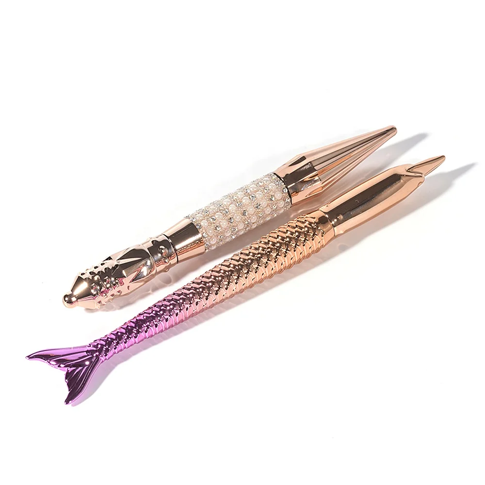 Best Selling Wholesale Waterproof Transparent Eyelash Wear Lashglue Pen Fish Tail and Crown Eyeliner