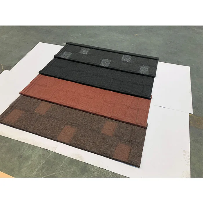Stone coated roofing metal tile Red Stone Coated Anti corrosion roofing shingles tile