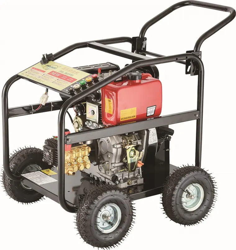 Большой размер Новое поступление Супер мощное четыре колесо; Бензиновая машина для очистки автомобиля высокого давления