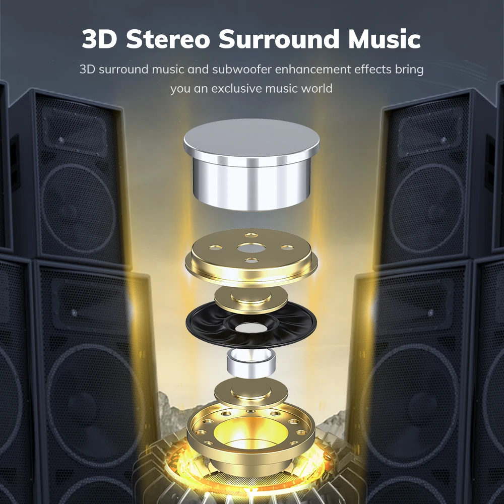 
Free Shipping T10 Waterproof 2000mah Wireless Earbuds Headphone TWS Wireless Earphones 