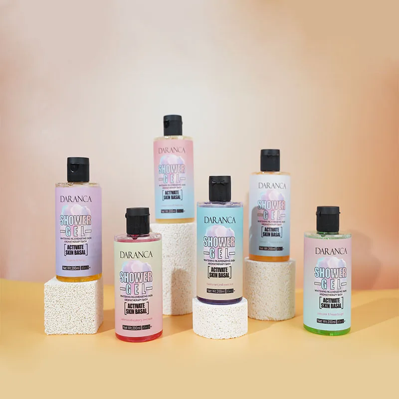 Оптовая продажа органические ингредиенты отбеливающий гель для душа отшелушивающее средство мытья тела с различными запахами