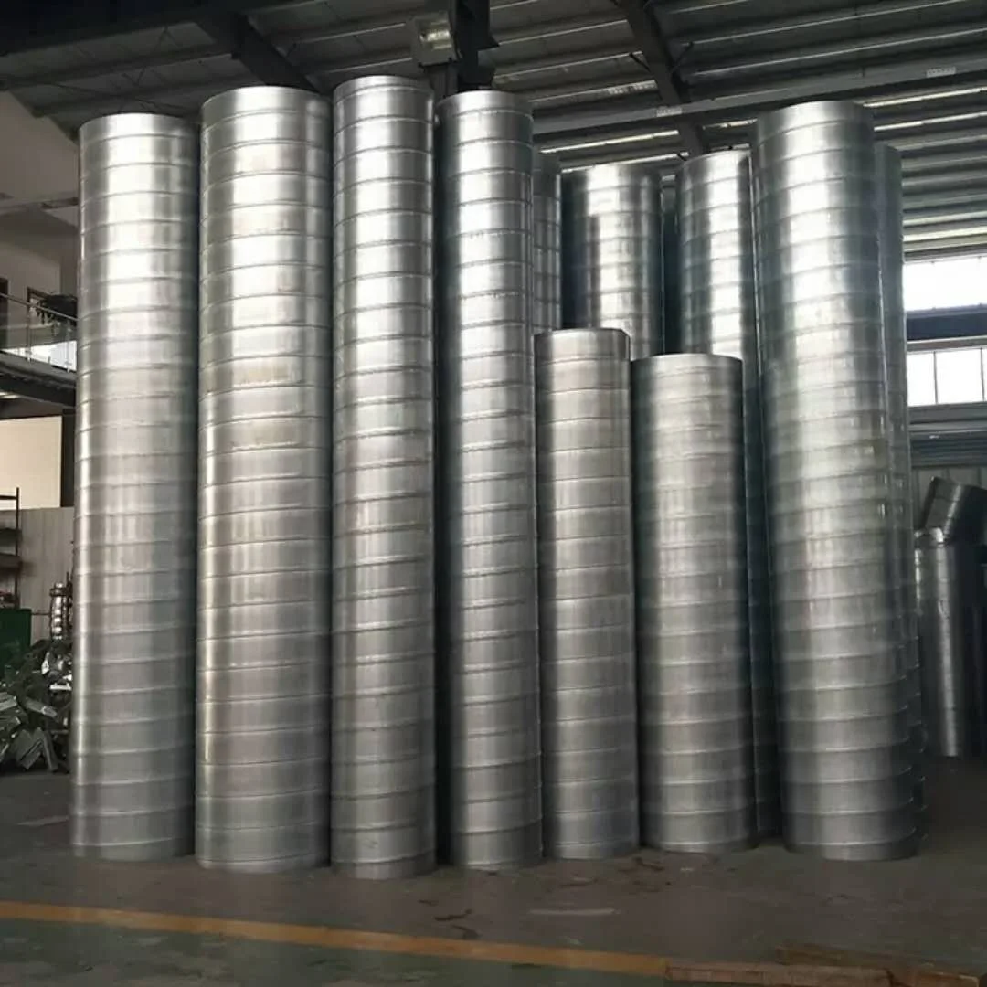 Stainless Steel  Spiral  Round Duct with Exhaustsmoke duct Air Duct