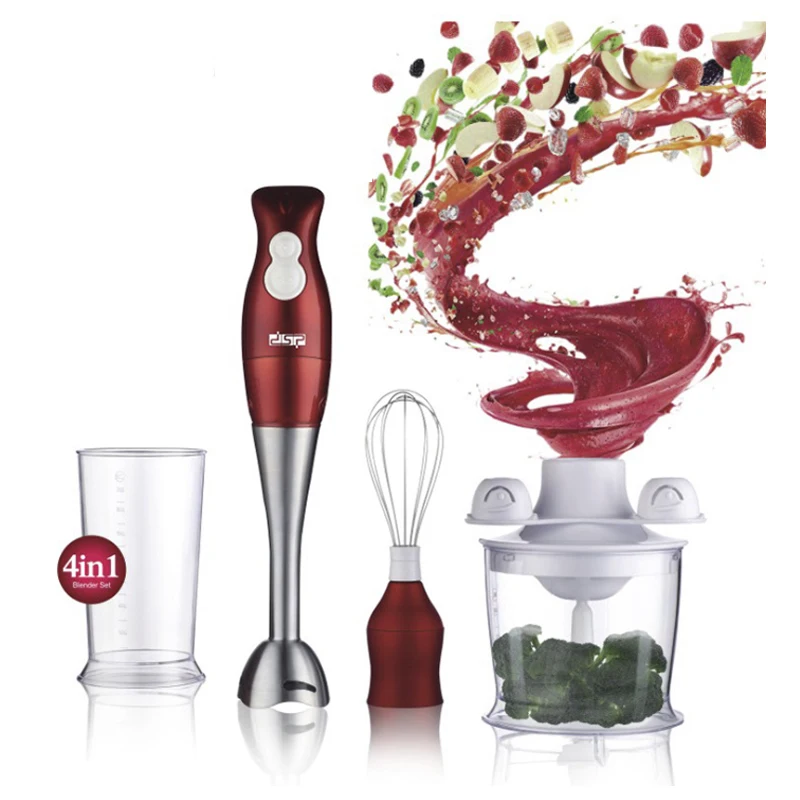  4-in-1 Fruit and Vegetable Residue Juice Separation Cooking Stick Household Small Baby Food Supplement