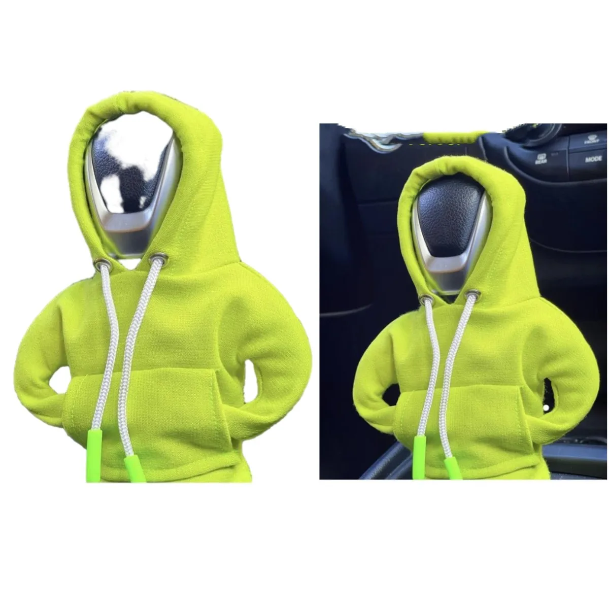 Fashion Hoodie Car Gear Lever Knob 1pc Shift Knob Hoodie Small Hoodie Gear Shift Cover Stretchy