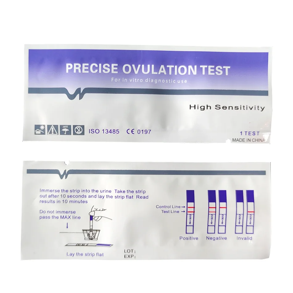 Women Home Testing Urine Ovulation Predictor Fertility Test Kit LH Ovulation Test Strip